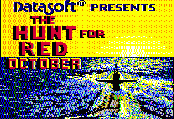 The Hunt for Red October (Apple II) screenshot: Title