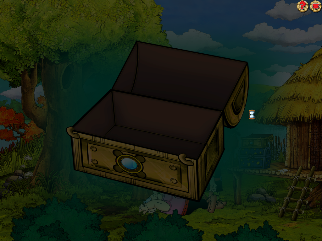 Kajko i Kokosz: Mirmiłowo Wielkie (Windows) screenshot: Unlocking the chest