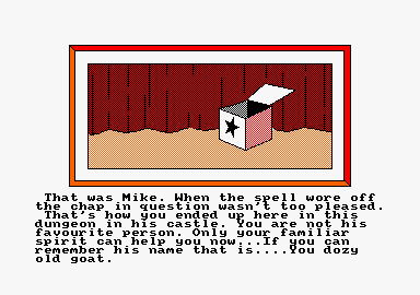 Wiz Biz (Amstrad CPC) screenshot: The story.