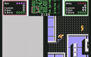 Crack Down (Commodore 64) screenshot: Level 1