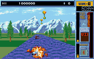 Hydra (Atari ST) screenshot: A crash!