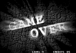 Breakers (Neo Geo) screenshot: Game Over