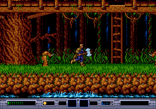 Ex-Mutants (Genesis) screenshot: Forest level