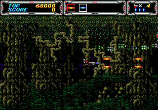 Thunder Force III (Genesis) screenshot: Let's shoot!