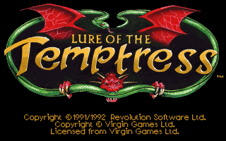 Lure of the Temptress (DOS) screenshot: Title Screen