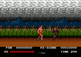 Thunder Fox (Genesis) screenshot: Mission 1