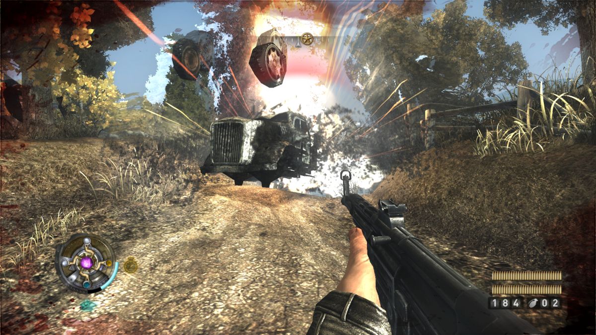 Wolfenstein (Xbox 360) screenshot: Now, that's what I call real action!