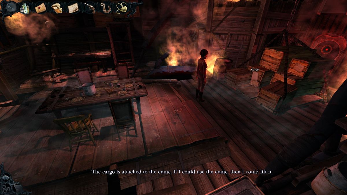 Black Sails: The Ghost Ship (Windows) screenshot: The ship is burning