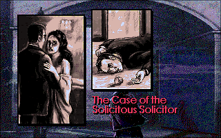 Sherlock Holmes: Consulting Detective - Volume III (DOS) screenshot: One of the three cases awaiting you