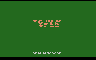 Crack'ed (Atari 2600) screenshot: Beginning the game at ye old yolk tree