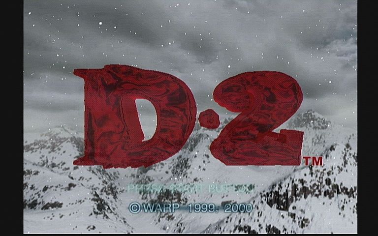 D-2 (Dreamcast) screenshot: Title Screen