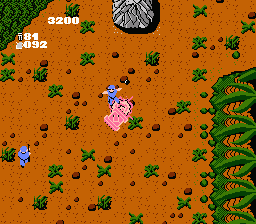 Ikari Warriors (NES) screenshot: Inside Tank