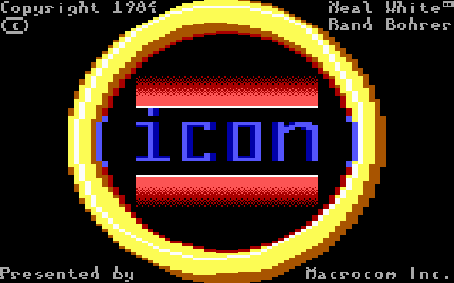Icon: Quest for the Ring (DOS) screenshot: Title Screen