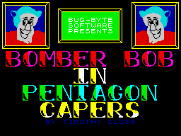 Bomber Bob In Pentagon Capers (ZX Spectrum) screenshot: Loading screen