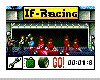 IF Racing (ExEn) screenshot: In the pitstop you can repair your car, fill the tank and change the tires if necessary. During the race, as elements become weaker, you will see icons on screen. (SagemMyX5 version)