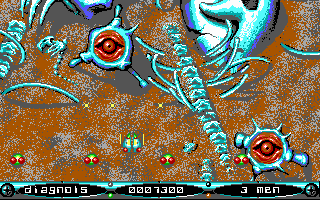 If It Moves, Shoot It! (DOS) screenshot: Nicely detailed backgrounds