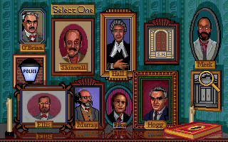 Sherlock Holmes: Consulting Detective - Volume III (DOS) screenshot: Notable individuals you may have cause to call upon in your investigations