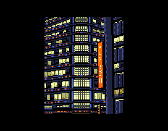 Illusion City: Gen'ei Toshi (MSX) screenshot: The graphics really push MSX hardware to the limit