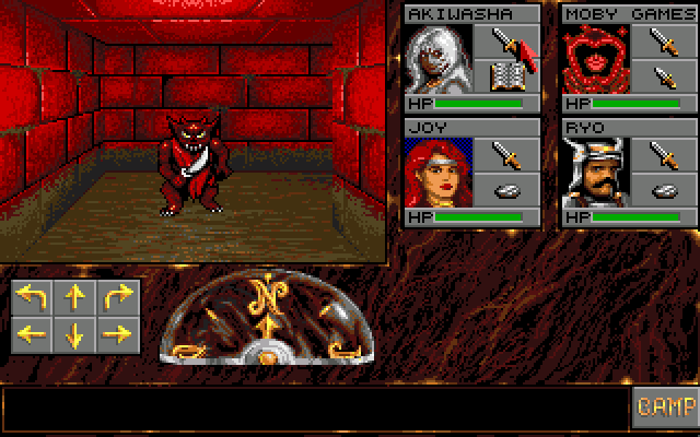 Eye of the Beholder (Amiga) screenshot: The weakest type of enemy, usually travel in packs.
