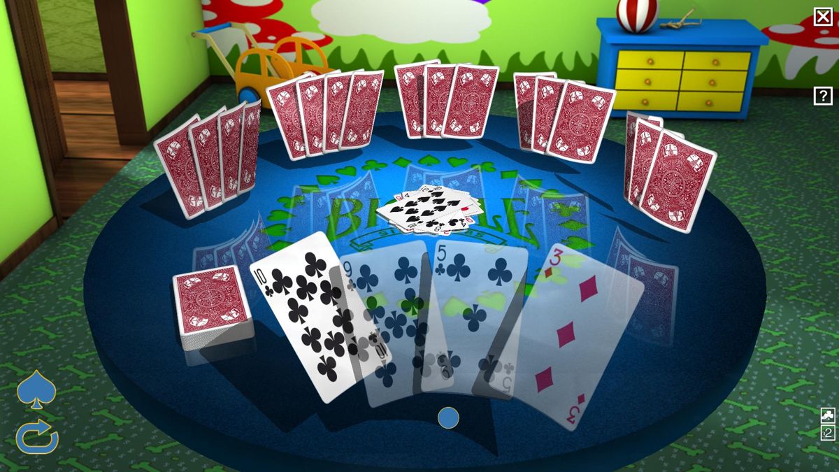 Bicycle Crazy 8's (Windows) screenshot: Selecting 10 because of absence of Spades