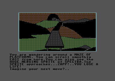 Imagination (Commodore 64) screenshot: "Panic Miner"