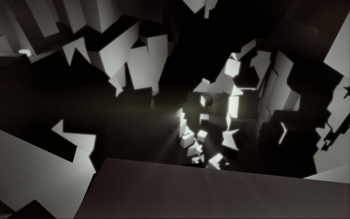 NaissanceE (Windows) screenshot: Looking down at the light source.
