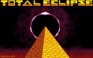 Total Eclipse (Atari ST) screenshot: Title screen