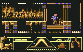 Total Recall (Commodore 64) screenshot: Level 4