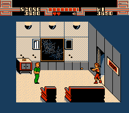 Total Recall (NES) screenshot: First boss