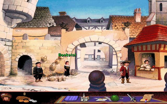 Touché: The Adventures of the Fifth Musketeer (DOS) screenshot: Paris...