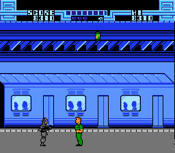 Total Recall (NES) screenshot: The subway