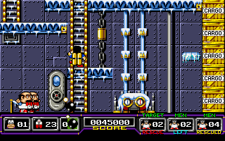 Sink or Swim (DOS) screenshot: Maybe you use bombs :)