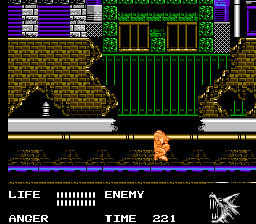 Werewolf: The Last Warrior (NES) screenshot: Down to the sewer