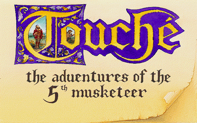 Touché: The Adventures of the Fifth Musketeer (DOS) screenshot: Title screen