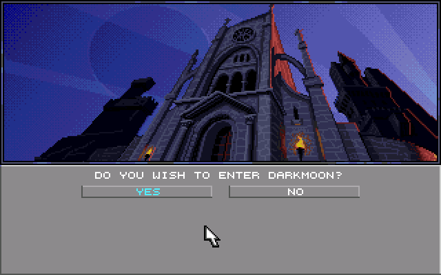 Eye of the Beholder II: The Legend of Darkmoon (Amiga) screenshot: And this is just where you stumble upon even more questions to inquire.