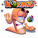 Worms (ExEn) screenshot: Game splashscreen