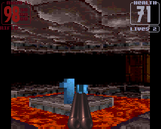 Fears (Amiga) screenshot: If only I could reach that extra life
