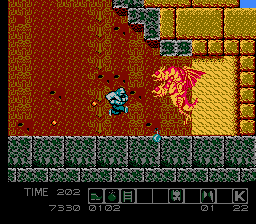 Karnov (NES) screenshot: Stage 7 boss