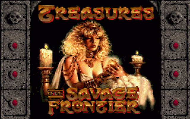 Treasures of the Savage Frontier (DOS) screenshot: Intro screen