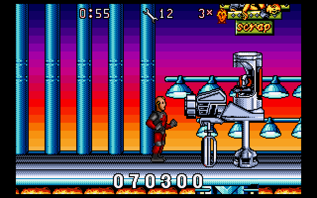 The Incredible Crash Dummies (Amiga) screenshot: Boss