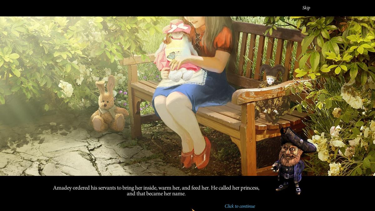 Royal Detective: The Lord of Statues (Windows) screenshot: Story about the orphan girl named princess