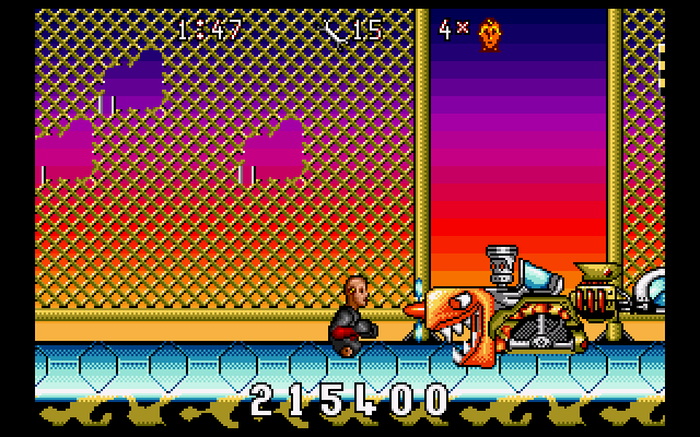 The Incredible Crash Dummies (Amiga) screenshot: Boss