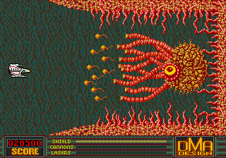 Menace (Amiga) screenshot: The first level boss