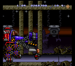 The Incredible Crash Dummies (SNES) screenshot: Final Boss - Phase 2