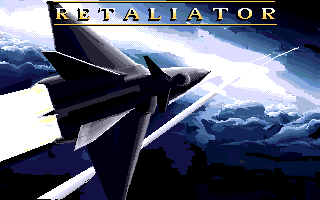 F29 Retaliator (Amiga) screenshot: Title screen (from another release)
