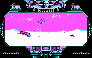 Mach 3 (DOS) screenshot: Kick the bad guy's ass!