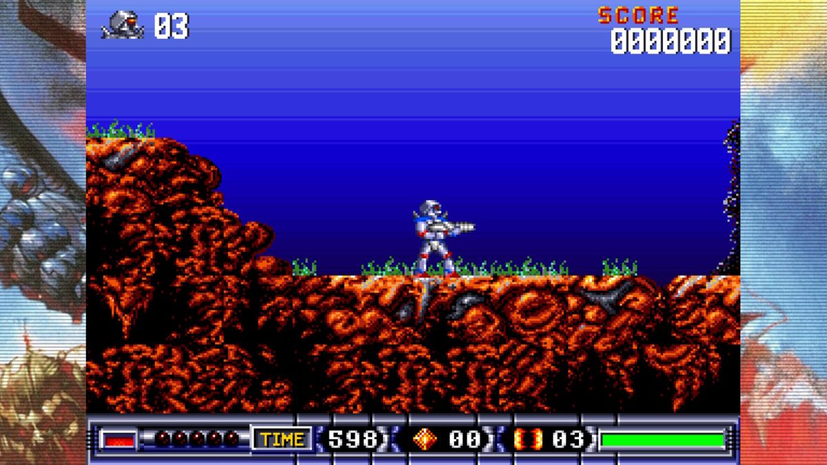 Turrican Flashback (Nintendo Switch) screenshot: Turrican II: Starting point in the game