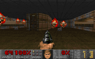 Master Levels for Doom II (DOS) screenshot: "Subspace" by <moby developer="Christen David Klie">Christen David Klie</moby>