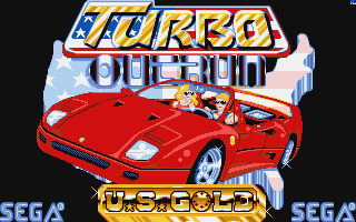 Turbo Out Run (Amiga) screenshot: Title screen