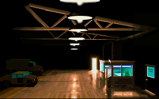 Twilight: 2000 (DOS) screenshot: Motor Pool updated with truck